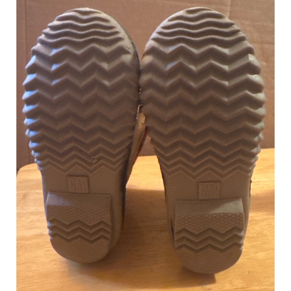 Gap Kids Duck Boots 3M Thinsulate 200 g Plaid Trim Hook Loop Toddler Sz 9 / 10 - Picture 6 of 13